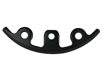 VSW Wood Wheel Option Spacer Plate; Black (67-68 GTO)