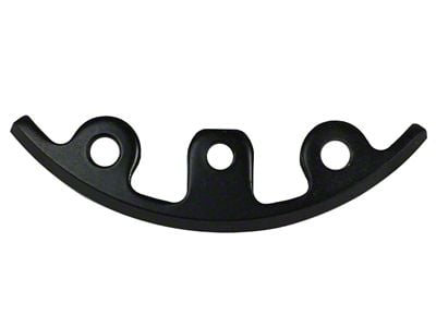 VSW Wood Wheel Option Spacer Plate; Black (67-68 Chevelle)