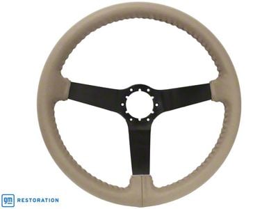 VSW S6 Step Series 14-Inch Steering Wheel; Tan Leather (80-82 Corvette C3)