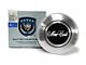 VSW Retro Series Steering Wheel Horn Button with Monte Carlo Emblem; Silver