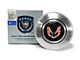 VSW OE Series Steering Wheel Horn Cap with Red Firebird Emblem; Satin