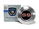 VSW Retro Series Steering Wheel Horn Button with Red SS Emblem; Silver