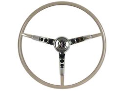 VSW OE Series 16-Inch Steering Wheel; Parchment (65-66 Mustang)