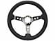 VSW S6 Sport Leather Series 14-Inch Steering Wheel; Chrome (Universal; Some Adaptation May Be Required)