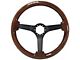 VSW S6 Sport Wood Series 14-Inch Steering Wheel; Mahogany (Universal; Some Adaptation May Be Required)