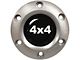 VSW S6 Standard Steering Wheel Horn Button with 4x4 Emblem; Brushed