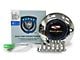 VSW S6 Standard Steering Wheel Horn Button with Bel Air Emblem; Chrome