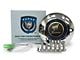 VSW S6 Standard Steering Wheel Horn Button with Bronco Emblem; Chrome