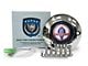 VSW S6 Standard Steering Wheel Horn Button with Classic Cobra Emblem; Chrome