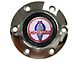 VSW S6 Standard Steering Wheel Horn Button with Classic Cobra Emblem; Chrome