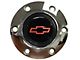 VSW S6 Standard Steering Wheel Horn Button with Red Bowtie Emblem; Chrome