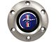VSW S6 Standard Steering Wheel Horn Button with Running Pony Emblem; Brushed