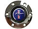 VSW S6 Standard Steering Wheel Horn Button with Running Pony Emblem; Chrome