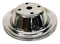 Water Pump Pulley, Small Block, Single Groove, Chrome, 1969-85