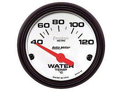 Water Temperature Gauge,2-1/16,Electrical,AutoMeter