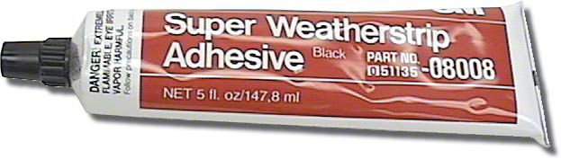 53-04 Corvette 3M Super Weatherstrip Adhesive- BLACK