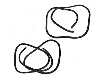 Weatherstrip, Regular Cab, Upper Door, On-Body, Pair, 1999-2000