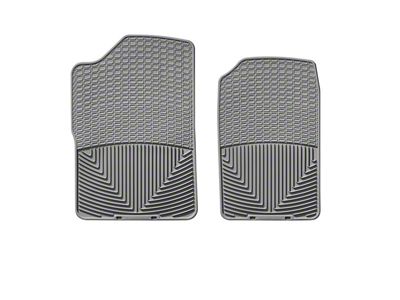 Weathertech All-Weather Front Rubber Floor Mats; Gray (88-00 C1500, C2500, C3500, K1500, K2500, K3500)