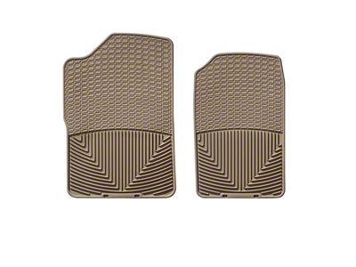 Weathertech All-Weather Front Rubber Floor Mats; Tan (88-00 C1500, C2500, C3500, K1500, K2500, K3500)