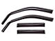 Weathertech Side Window Deflectors; Front and Rear; Dark Smoke (88-00 C1500, C2500, C3500, K1500, K2500, K3500 Extended Cab)