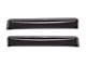 Weathertech Side Window Deflectors; Rear; Dark Smoke (88-00 C1500, C2500, C3500, K1500, K2500, K3500 Extended Cab)