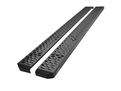 Westin 79-Inch Grate Steps Running Boards; Textured Black (88-98 C1500/C2500/C3500/K1500/K2500/K3500 Extended Cab)