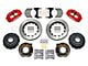 Wilwood Forged Narrow Superlite 4R Rear Big Brake Kit with 12.88-Inch Slotted Rotors; Red Calipers (78-88 Monte Carlo w/ 2.62-Inch Axle Offset)