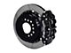 Wilwood Forged Narrow Superlite 4R Rear Big Brake Kit with 12.88-Inch Slotted Rotors; Black Calipers (78-88 Monte Carlo w/ 2.62-Inch Axle Offset)