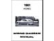 Wiring Diagram Manual - 4 Pages - 10 Diagrams - Ford