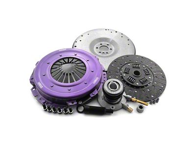 X-Clutch Stage 1 Single Sprung Organic Disc Clutch Kit with Flywheel and Hydraulic Release Bearing; 26-Spline (98-02 5.7L Firebird)