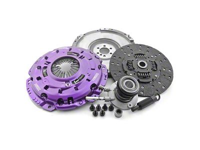 X-Clutch Stage 1 Single Sprung Organic Disc Clutch Kit with Flywheel and Hydraulic Release Bearing; 26-Spline (98-02 5.7L Firebird)