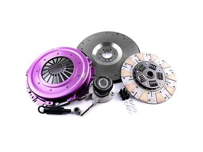 X-Clutch Stage 2 Single Cushioned Ceramic Disc Clutch Kit with Chromoly Flywheel and Hydraulic Release Bearing; 26-Spline (98-02 5.7L Firebird)